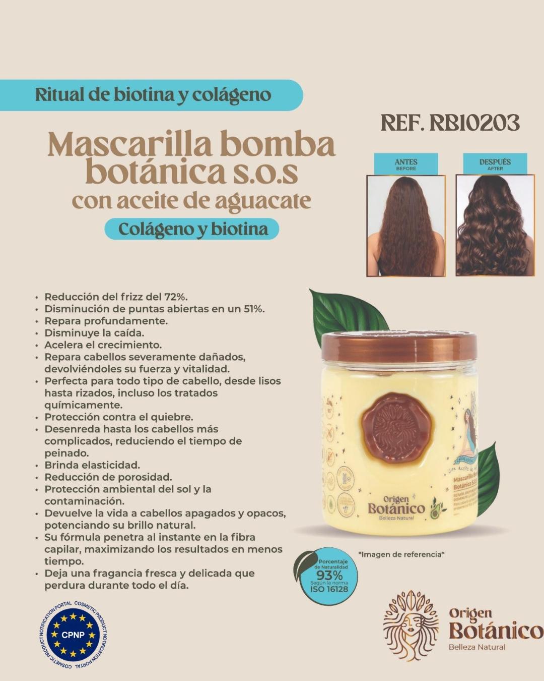 Mascarilla Bomba SOS 400ml