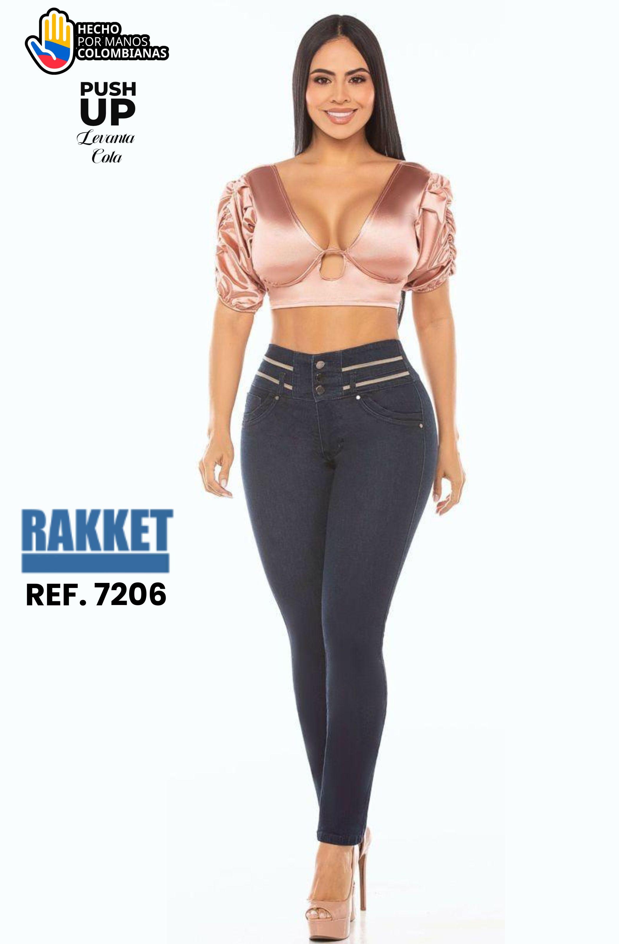 Jean Push Up sin Bolsillos